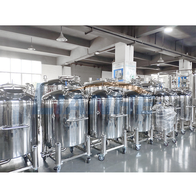 Mueble de acero inoxidable del tanque de almacenamiento de la categoría alimenticia de LIANHE para la mezcla cosmética