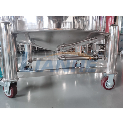 Mueble de acero inoxidable del tanque de almacenamiento de la categoría alimenticia de LIANHE para la mezcla cosmética
