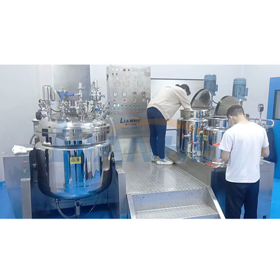 máquina de emulsión de mezcla del mezclador del ungüento del vacío del tanque del alto esquileo poner crema cosmético 200L