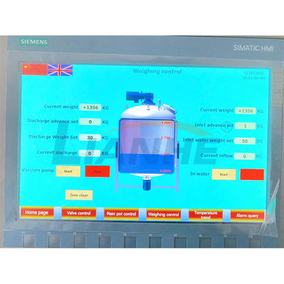 Alto material del mezclador 11KW 3000L SUS316L del emulsor del esquileo del jabón detergente