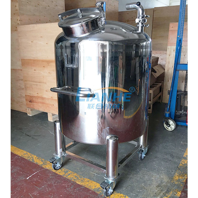 El tanque de almacenamiento de acero inoxidable antioxidante de SUS316L hermético para la mezcla de la loción