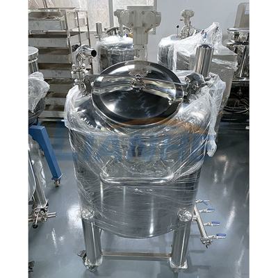 Perfume los tanques de almacenamiento líquidos de acero inoxidables verticales 200L con 4 mercados