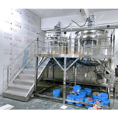Máquina líquida detergente multifuncional 1000L 4KW del mezclador práctica