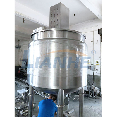 Máquina detergente de la mezcla del GMP 7.5KW, equipo cosmético anticorrosivo del mezclador