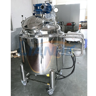 Tipo sellado los tanques de mezcla de acero inoxidables de 500L, equipo de mezcla cosmético movible