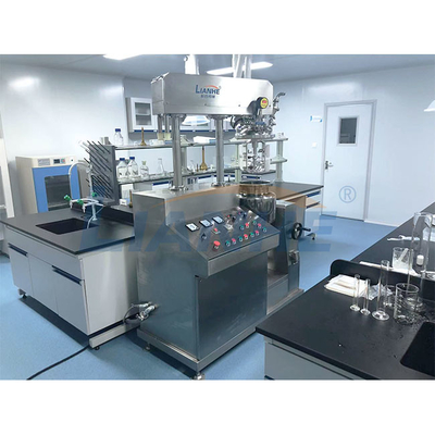 3 capas del laboratorio de la emulsión de la máquina del mezclador para el material poner crema de 10L SUS316L