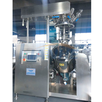 Alto mezclador eléctrico del emulsor del esquileo del PLC 50L para el homogeneizador poner crema