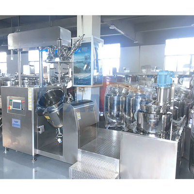 Alto mezclador eléctrico del emulsor del esquileo del PLC 50L para el homogeneizador poner crema