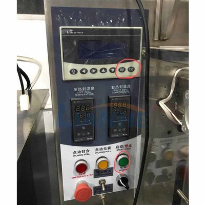 Máquina de rellenar de la bolsita de 220V/110V 3.5KW eléctrica para el empaquetado poner crema