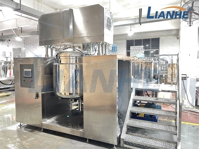 el dispensador del mezclador del emulsor del vacío de la crema dental 1000L pulveriza la mezcla