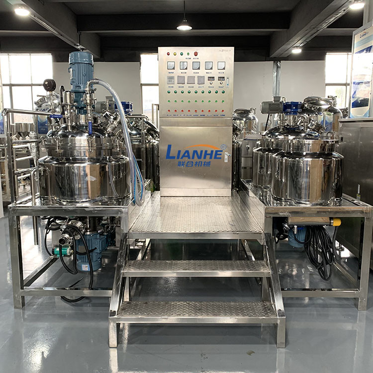 ungüento 100L que hace la máquina, tipo fijo equipo de proceso cosmético
