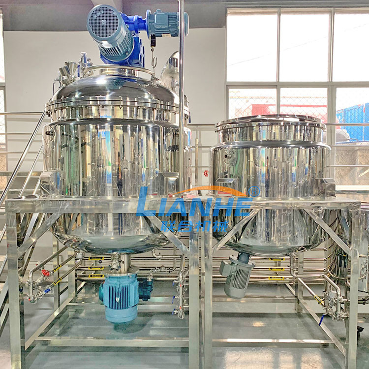 65 cosmético de la máquina del mezclador de la loción de la RPM 1000L, tipo fijo ungüento que hace la máquina